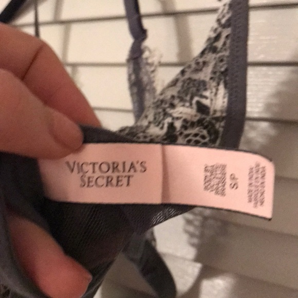 Grey Lace Bralette- Victoria Secret - Picture 2 of 3
